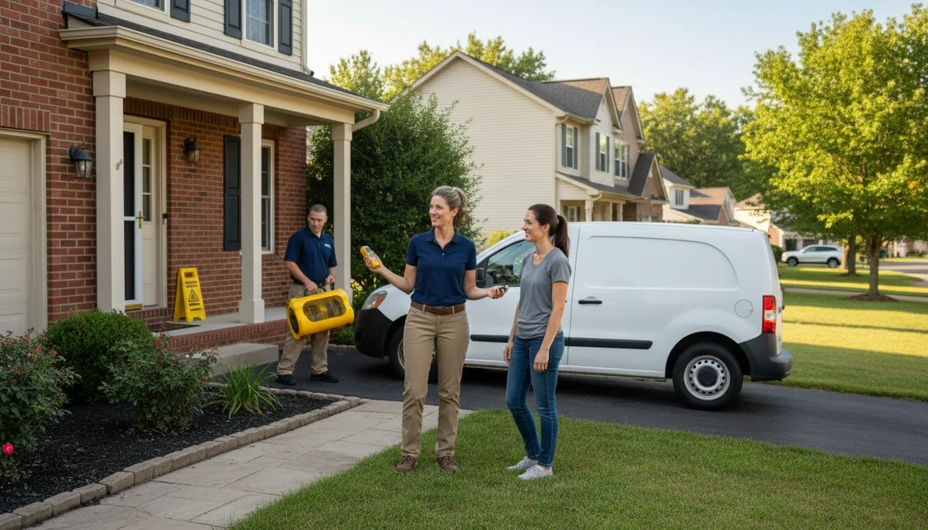 Water restoration image for Flood Water Cleanup, Removal And Restoration Services in Lindale, TX